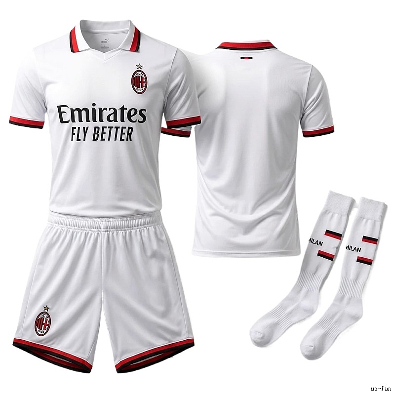 AC Milan minimalist white jersey