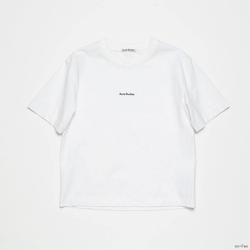 Acne Studios 2090-80 White Style Ac908042 Stockholm Logo T-Shirt Statement Graphic