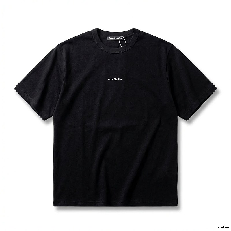Acne Studios minimalist style black T-shirt