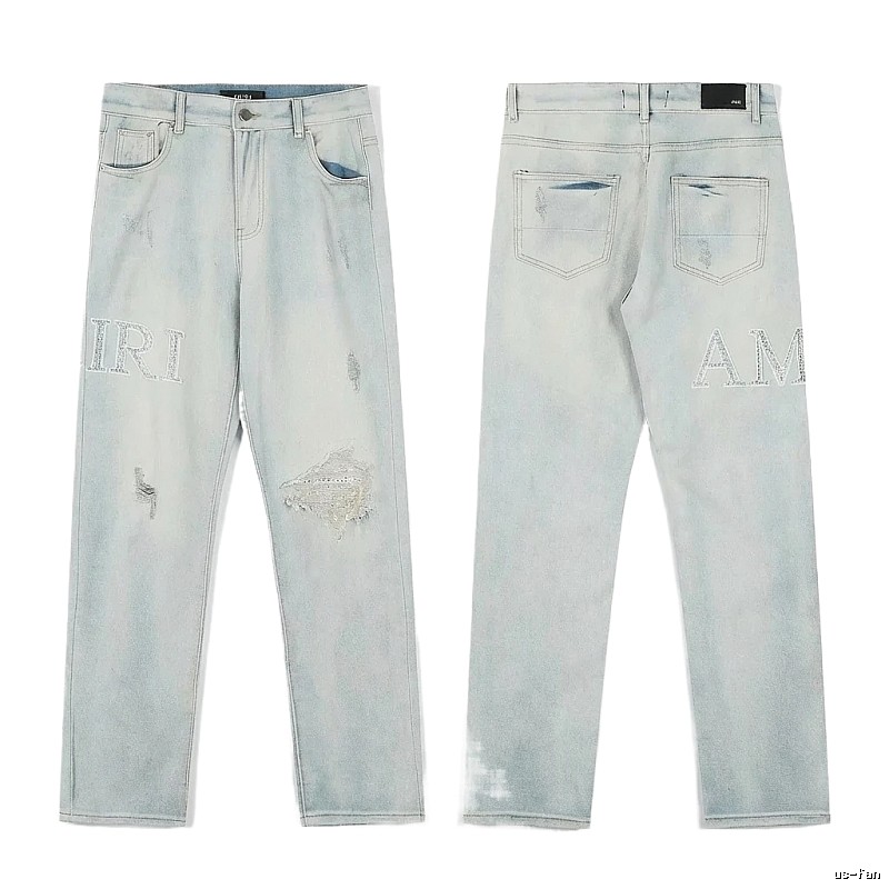 AMIRI Ripped Trendy and Cool Style Jeans