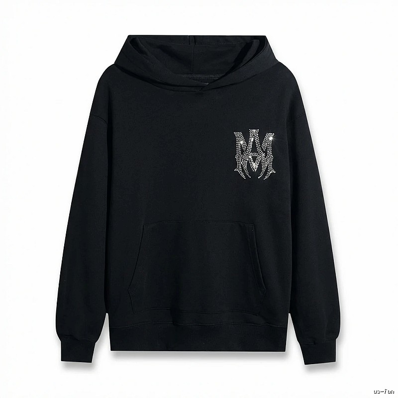 AMIRI's trendy and cool black hoodie