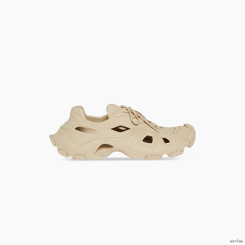 Balenciaga Cream Slip-on Shape Beige Mule Sneaker for Photo Ready Styling