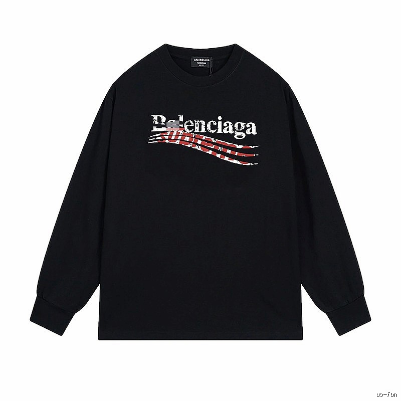 Balenciaga graffiti-style black T-shirt