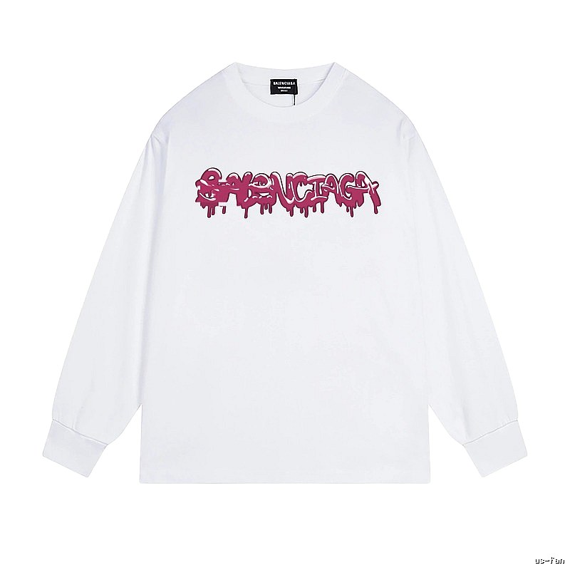 Balenciaga graffiti-style white T-shirt