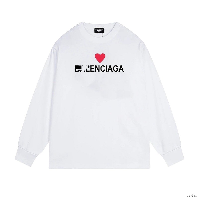 Balenciaga's simple white T-shirt with a heart design.
