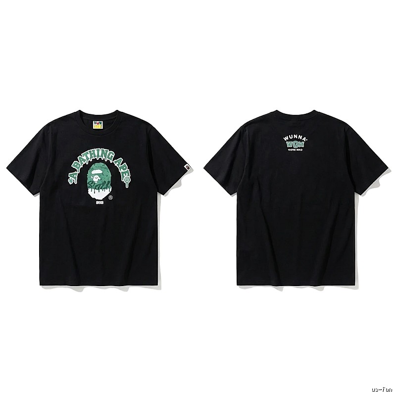Bape Ape Head Trendy Black T-shirt