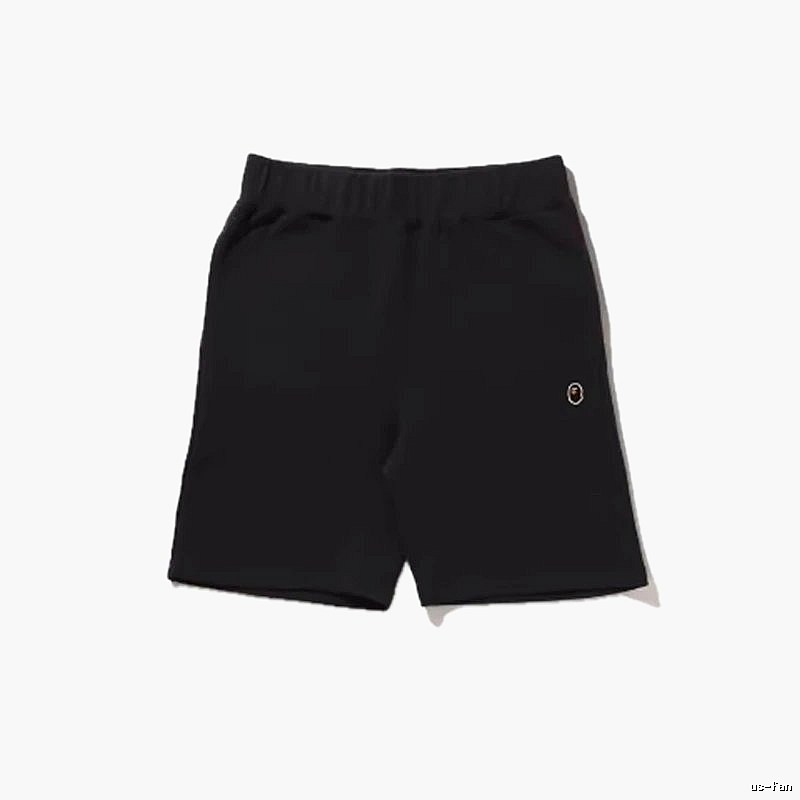 Bape basic black shorts