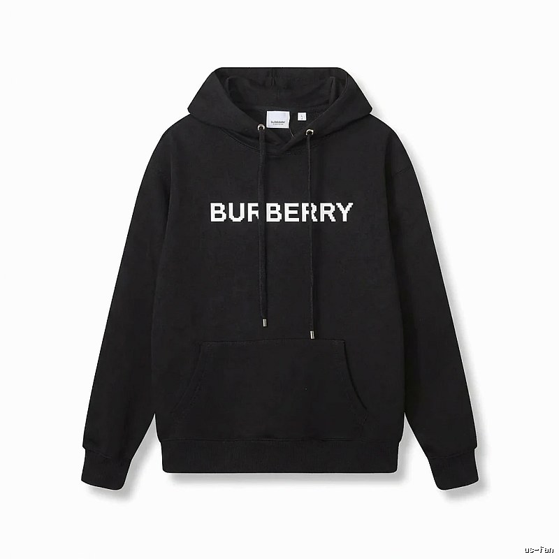 Burberry pixel-style black sweatshirt