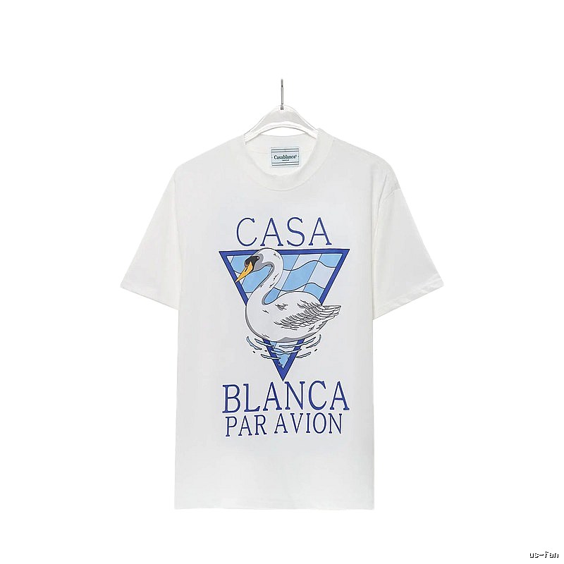 Casablanca Printed Fashionable White T-shirt
