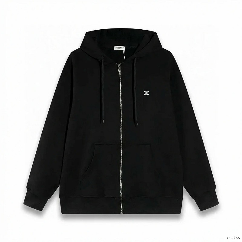 CELINE's classic black hoodie
