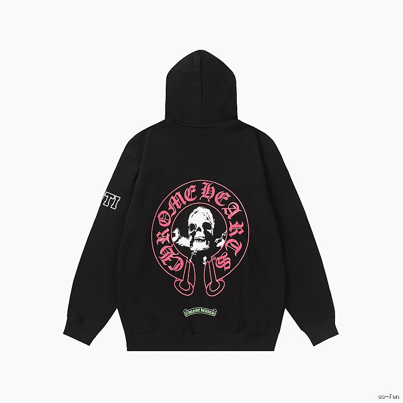 Chrome Hearts 2089-81 Black Cross Graphic Hoodie Coffee Run