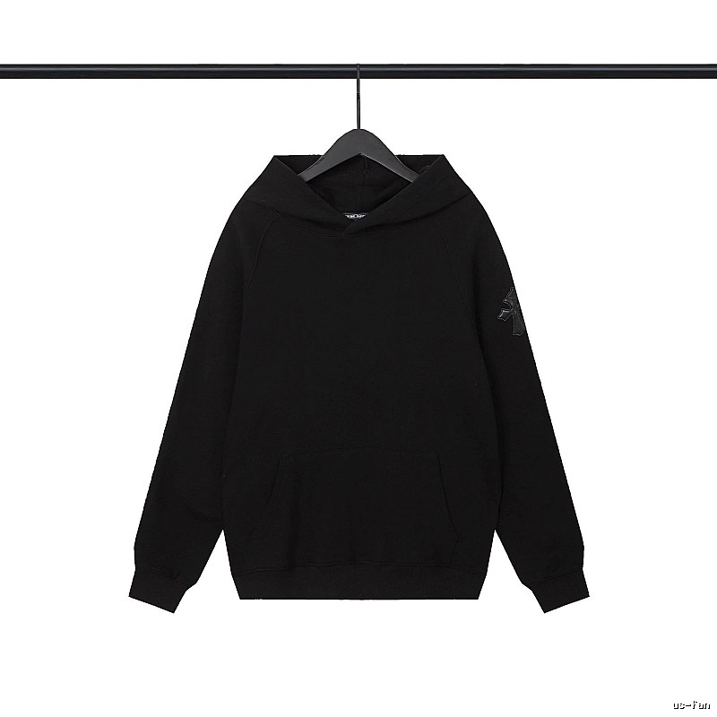 Chrome Hearts 2089-83 Black Cross Graphic Hoodie Active Casual