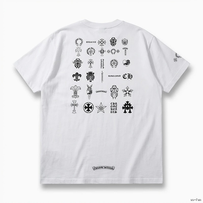 Chrome Hearts Dark Style White T-shirt