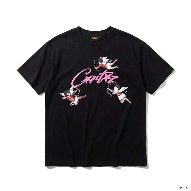 Corteiz Cupid Trendy Cool Black T-shirt