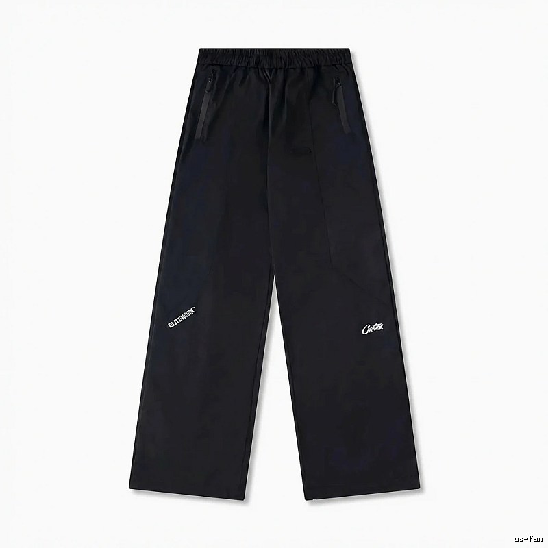 Corteiz Elite Series Trendy and Cool Style Black Long Pants