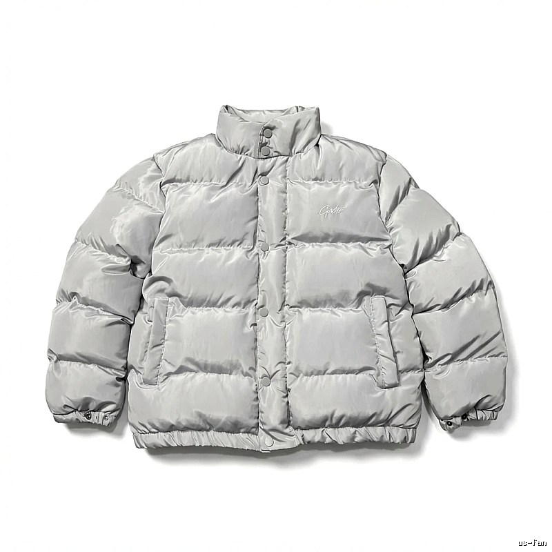 Corteiz Silver-Gray Trendy and Cool Down Jacket