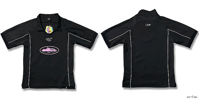 Corteiz sporty black short sleeves