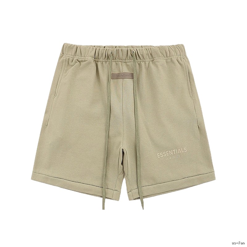 ESSENTIALS Basic Khaki Shorts