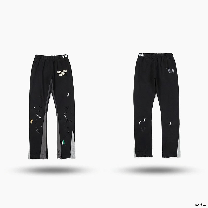 Gallery Dept Graffiti Street Style Black Pants