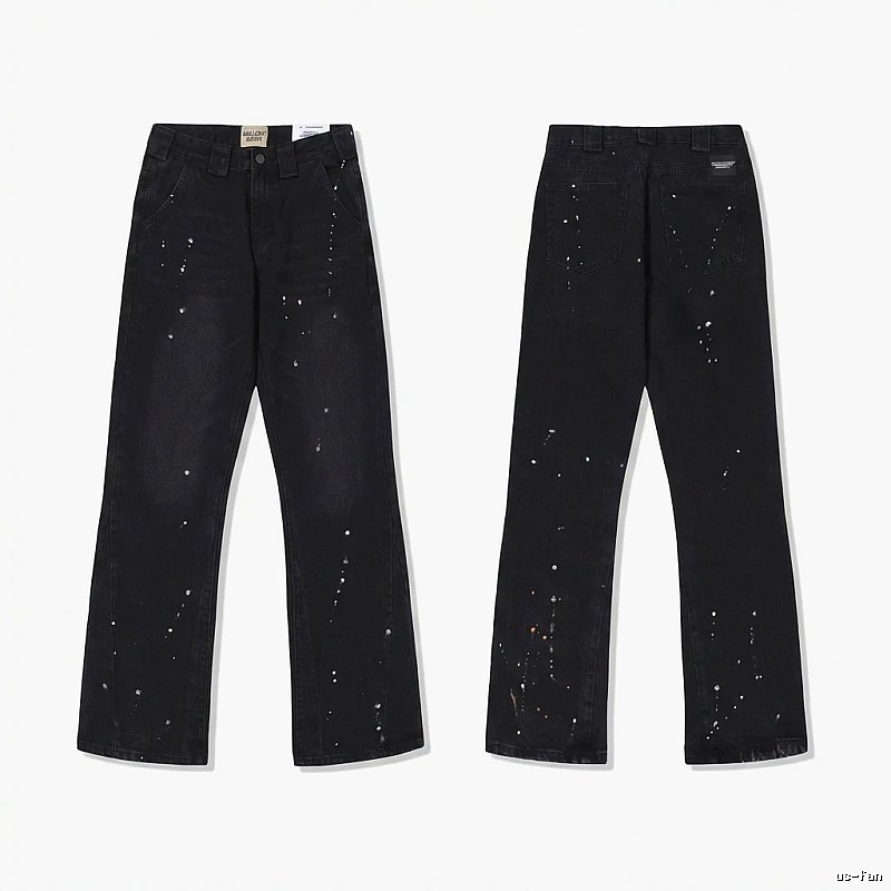 Gallery Dept ink - splashing style black jeans