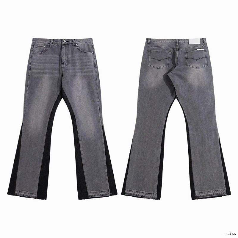 Gallery Dept patchwork grey-black jeans