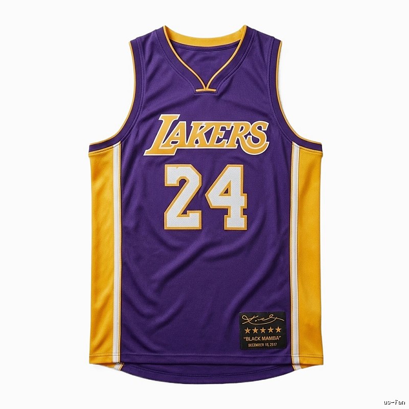 Kobe Lakers No. 24 basketball jersey