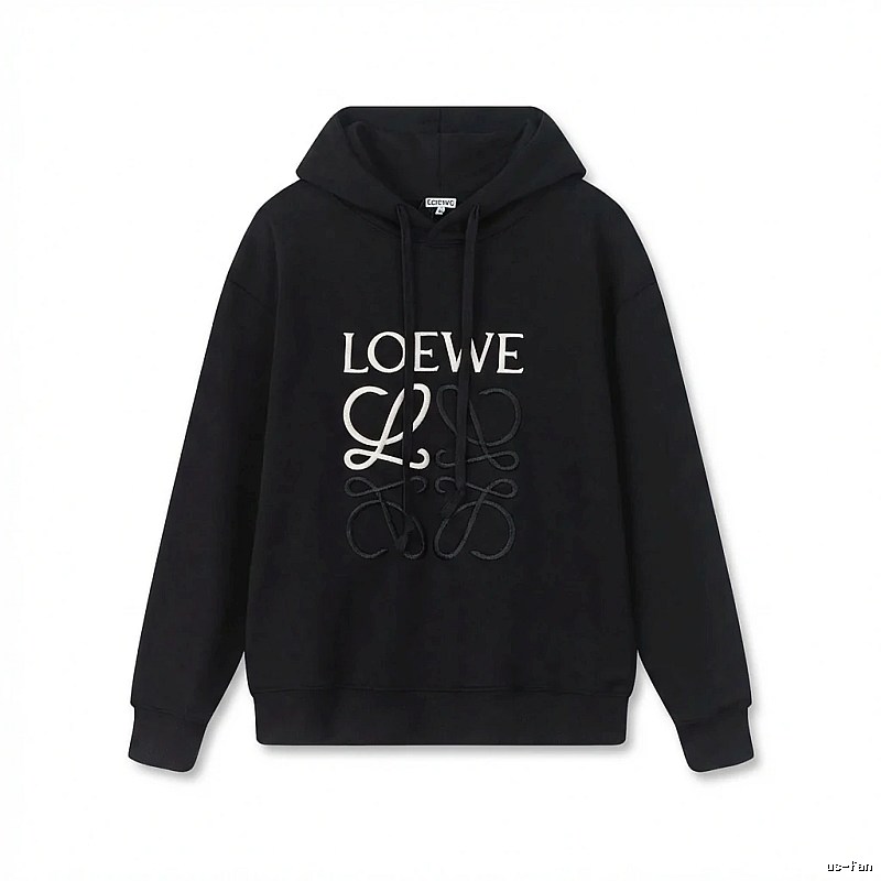 LOEWE letter embroidery style hoodie