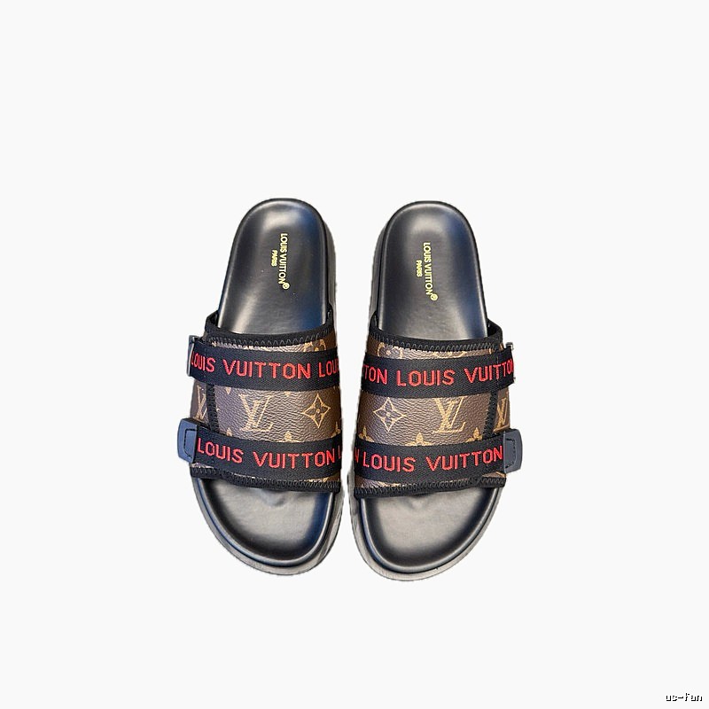 Louis Vuitton Monogram Casual Color-block Slide