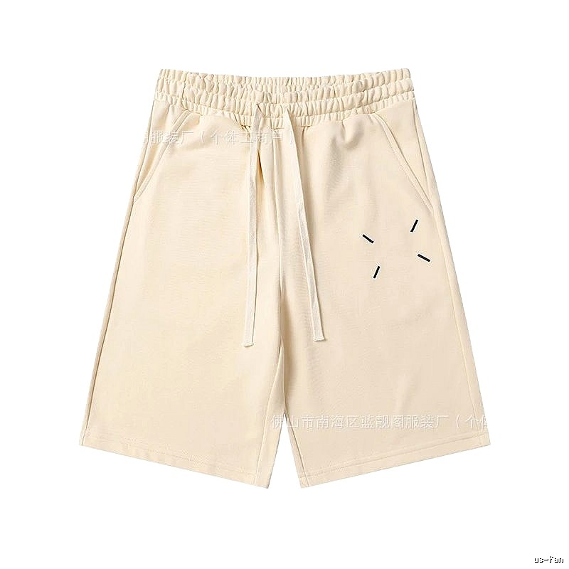 Maison Margiela minimalist style beige shorts