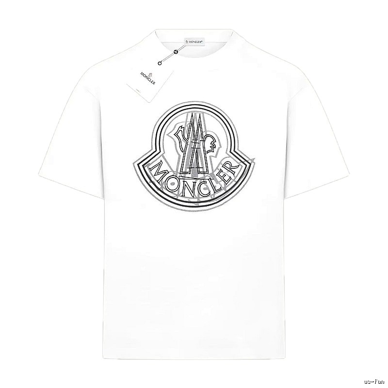Moncler classic and simple style white T-shirt