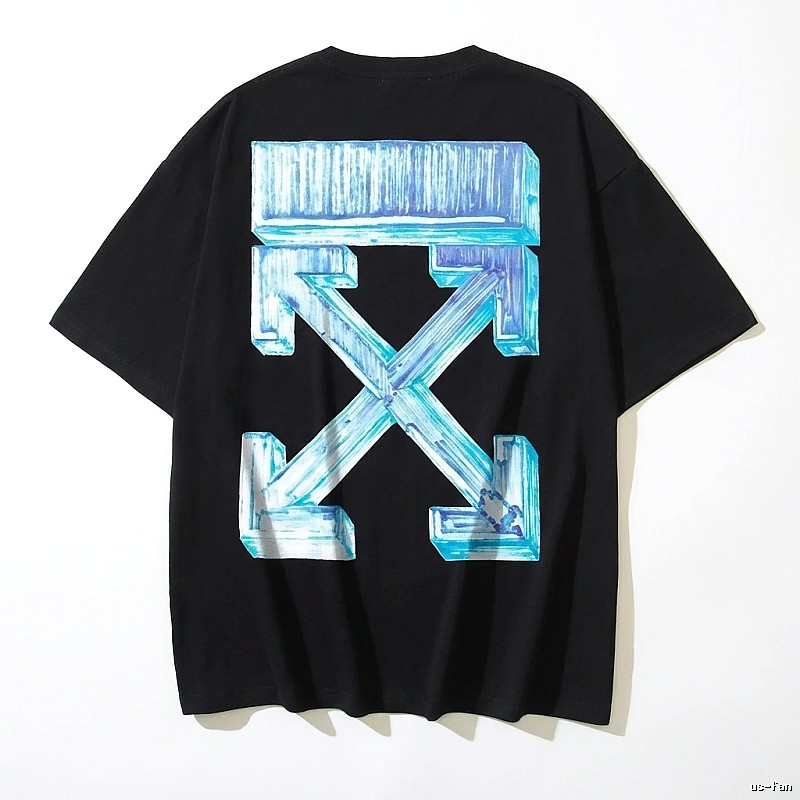 Off-White Arrow Trendy Brand Black T-shirt