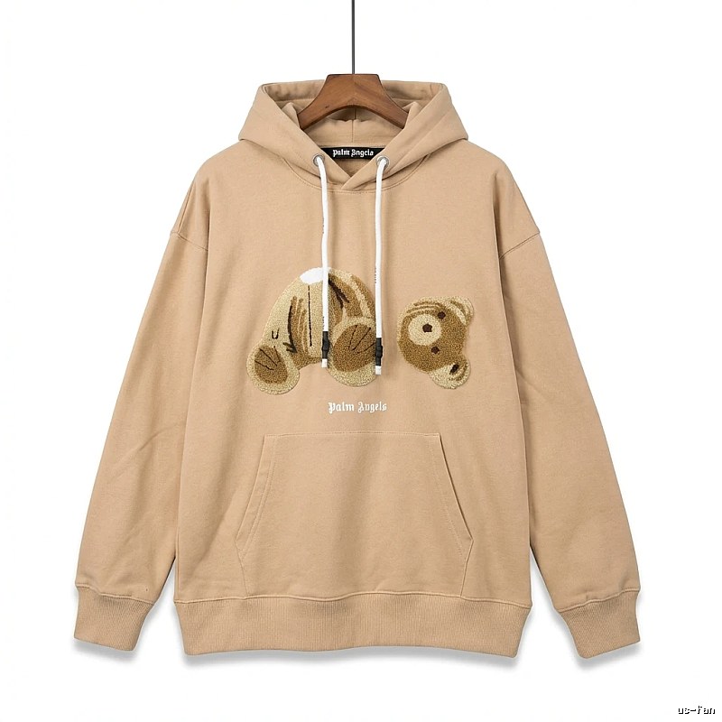 Palm Angels Bear Series Khaki Sweatshirt