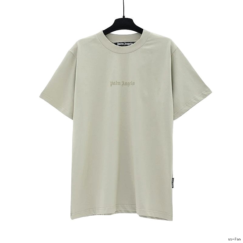 Palm Angels Logo Detail Logo T-shirt White Palm Tree with Relaxed Feel
