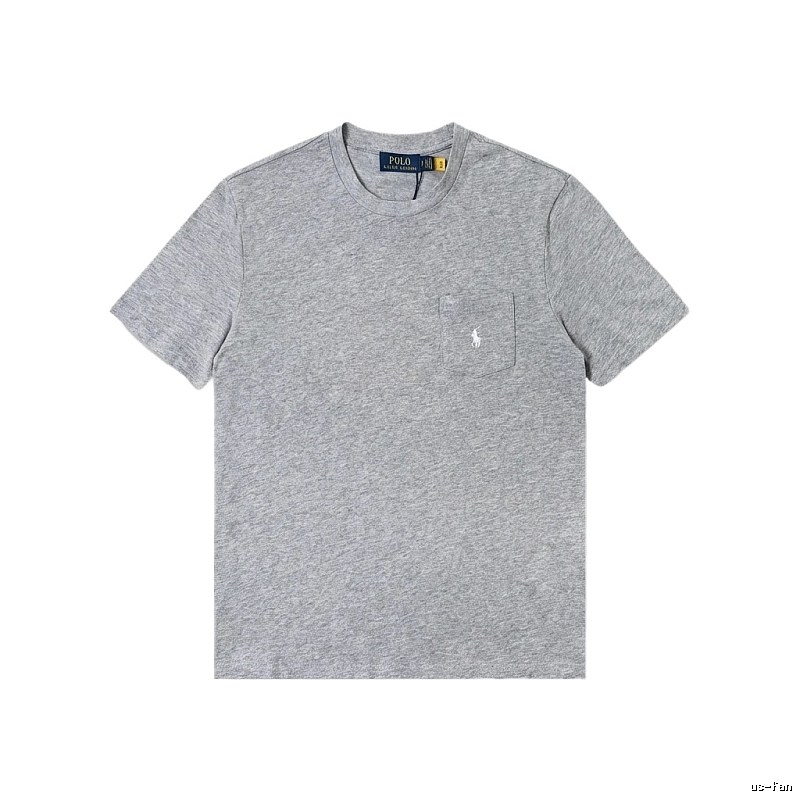 Ralph Lauren minimalist style grey T-shirt