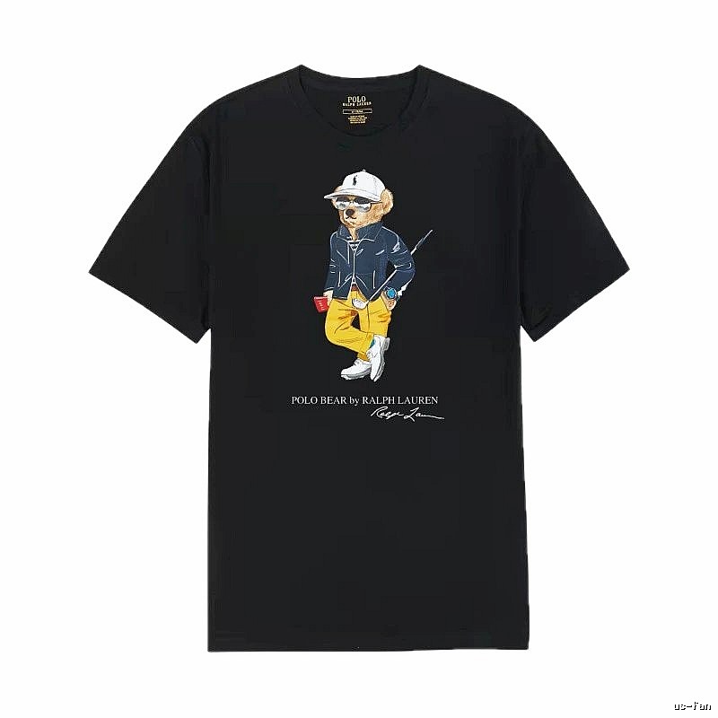 Ralph Lauren Polo Bear Trendy Cool Black T-shirt