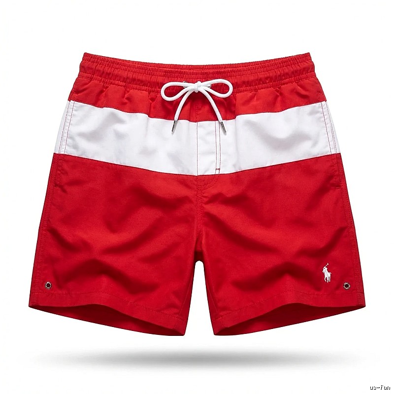Ralph Lauren red and white color - block shorts