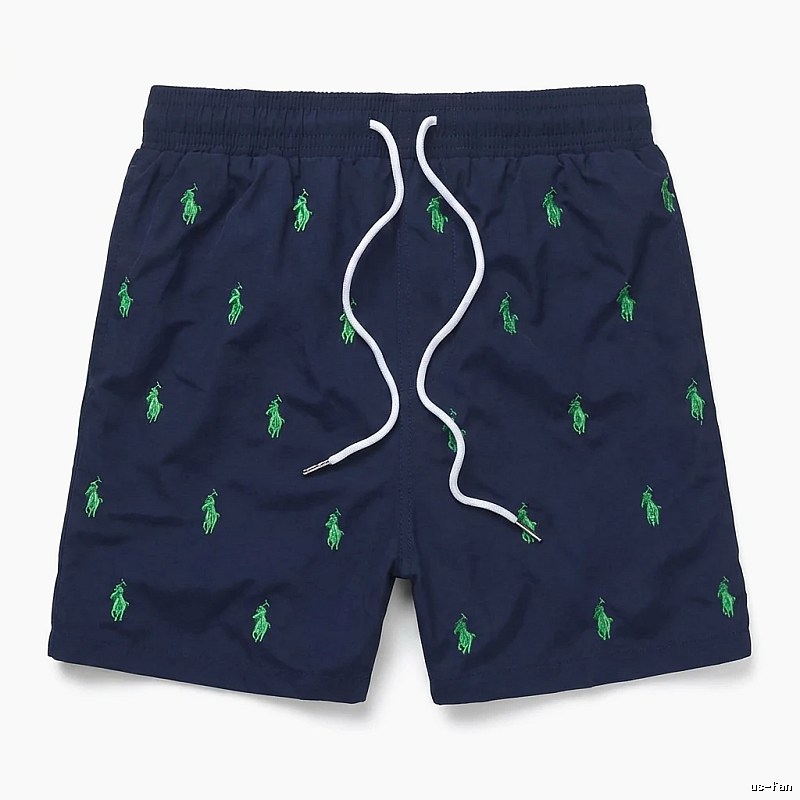 Ralph Lauren retro-style dark blue shorts