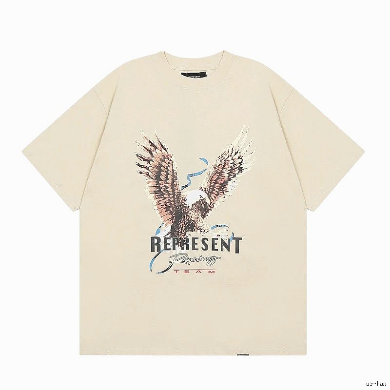 Represent Flying Eagle Vintage Beige T-Shirt
