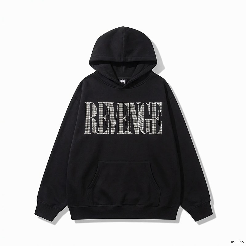 Revenge Letter Wind Black Hoodie