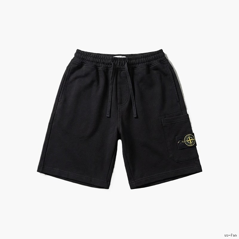 Stone Island functional style black shorts