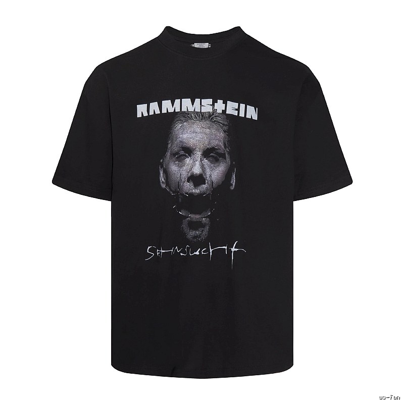 Streetwear Statement graphic T-shirt Black Colorful Lucky with Logo Accent