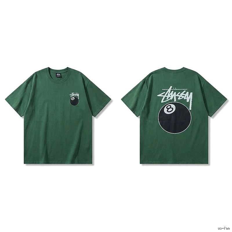 Stussy Black Eight Series Trendy and Cool Style T-shirt