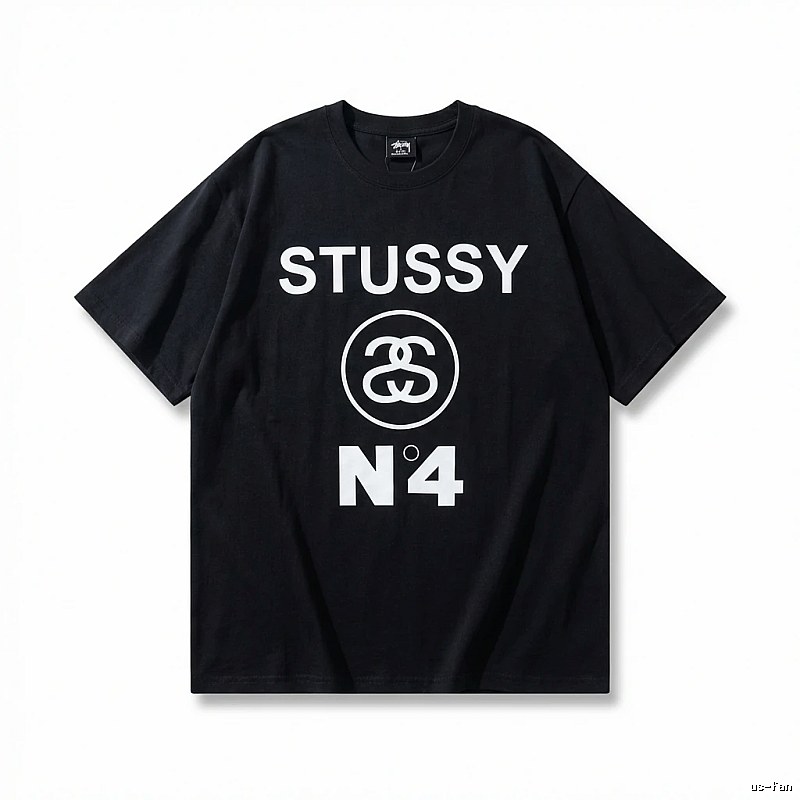 Stussy classic style black T-shirt