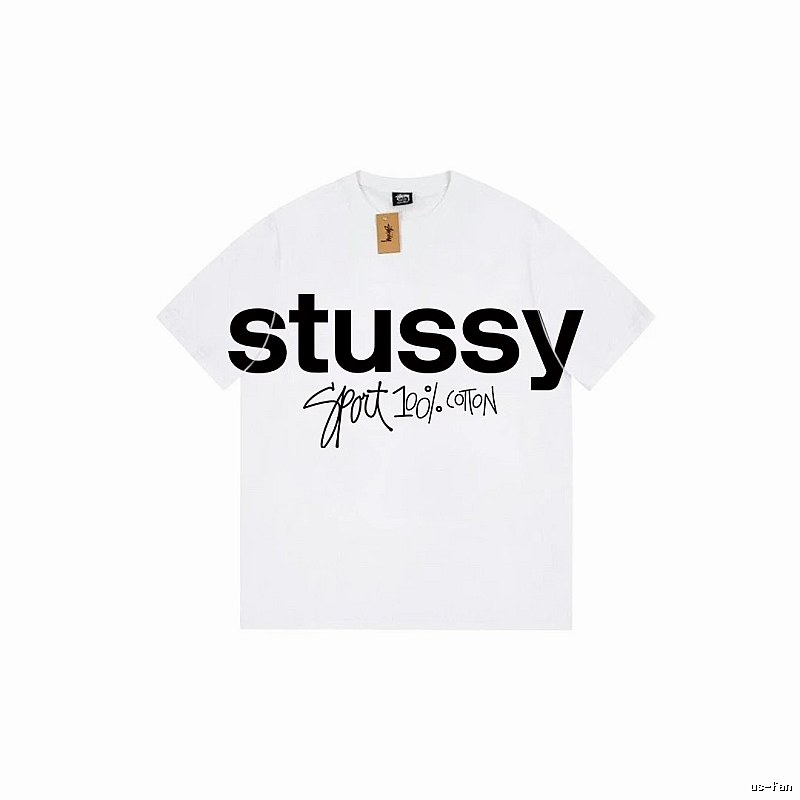 Stussy Gift Ready Graphic T-shirt Black White Stussy with Standout Detail