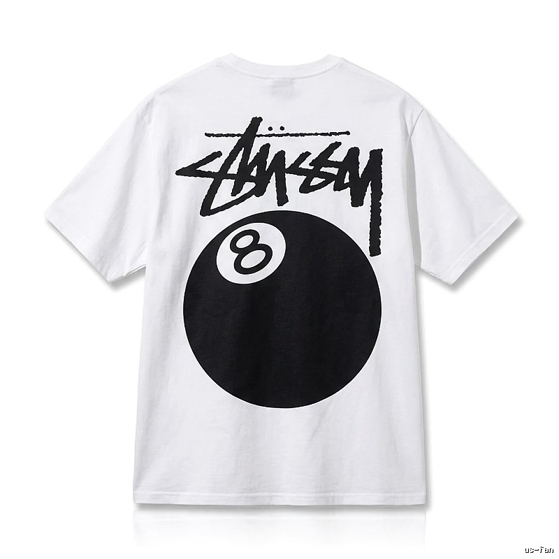 Stussy No.8 Ball White T-shirt