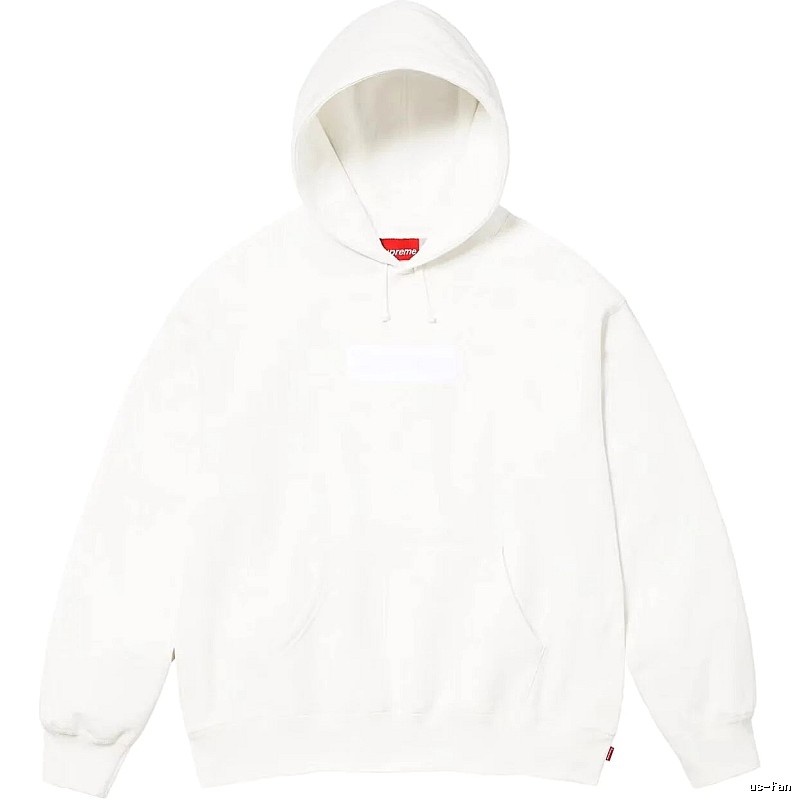 Supreme Monogram Logo hoodie Gray Red Oversized for Layered Styling