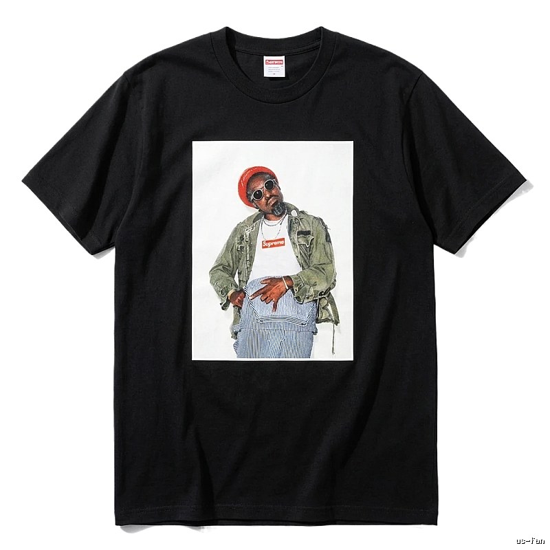 Supreme Portrait Style Black T-shirt