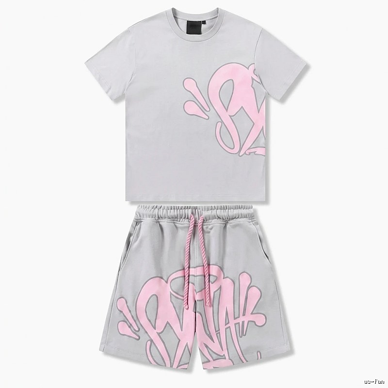 SynaWorld Graffiti Style Gray-Pink Set