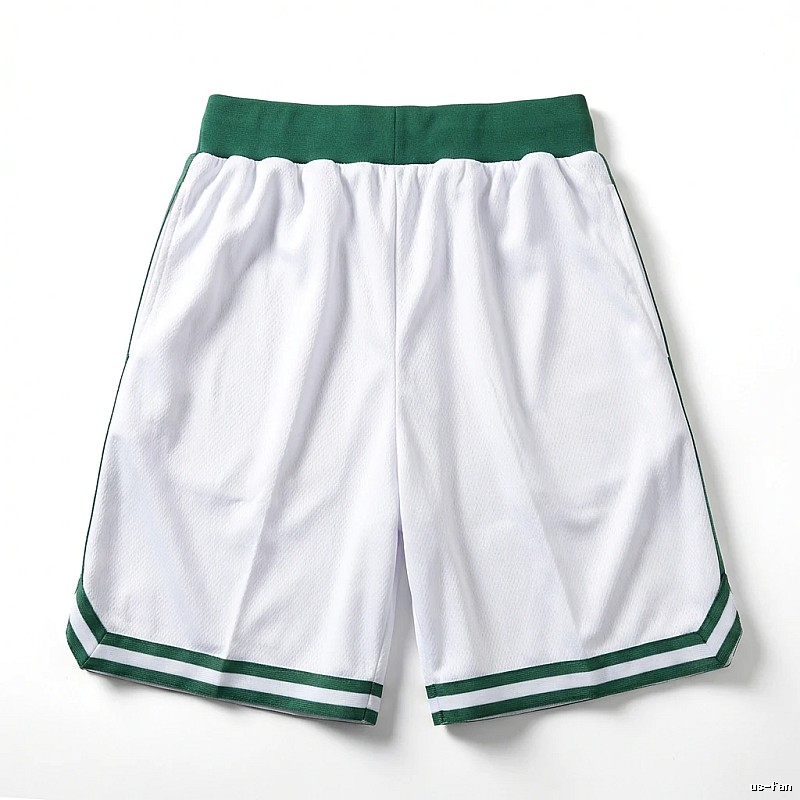 Tatum sporty white-green shorts