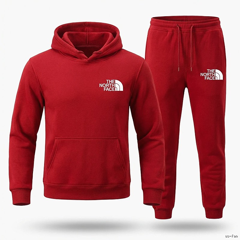 The North Face sporty burgundy suit/set